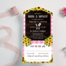 Search for pink sunflower invitations Floral