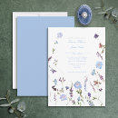 Search for purple and blue wedding invitations Elegant