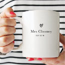 Search for monogram hearts mugs Simple