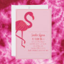 Search for pink flamingo birthday invitations Neon