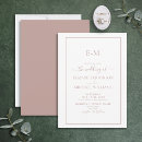 Search for elegant dusty rose wedding invitations Classic