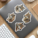 Search for wolf head stickers Portrait