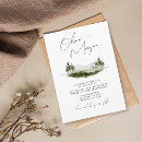 Search for simple mountain wedding invitations Forest