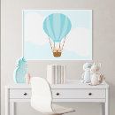 Search for hot air balloon nursery art Baby