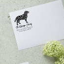 Search for labrador rubber stamps Return address