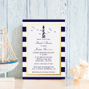 Search for navy and white bridal shower invitations Nautical