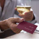 Search for maroon business cards Modern