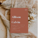 Search for unique fall wedding invitations Burnt orange