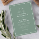 Search for black and sage wedding invitations Green and white