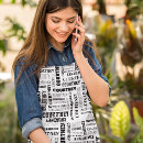 Search for styles aprons Black and white