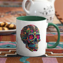 Search for dead flowers mugs Calavera