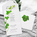 Search for ivy wedding invitations Leaves