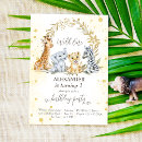 Search for african safari birthday invitations Wild one