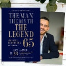 Search for 65th birthday invitations Gold