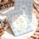 Search for blue gingham invitations Silly goose
