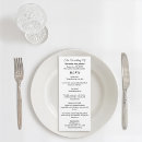 Search for black wedding menus Timeless