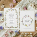 Search for garden bridal shower invitations Bohemian