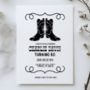 Search for boots birthday invitations Western birthday party