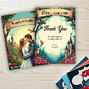 Search for enchanted forest thank you cards Fairytale