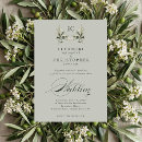 Search for olive green gold wedding invitations Chic