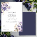 Search for navy and lavender wedding invitations Purple