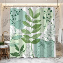 Search for green leaf shower curtains Minimalist