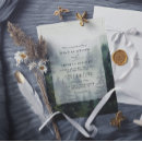 Search for pine forest wedding invitations Greenery