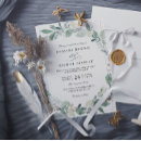 Search for watercolor eucalyptus wedding invitations Rustic