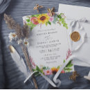 Search for pink sunflower invitations Wildflowers