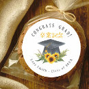 Search for sunflowers graduation Watercolor