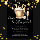 Search for champagne birthday invitations Modern