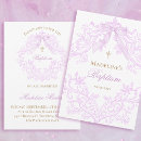 Search for lilac christening invitations Baptism