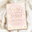 Search for young wild and 3 birthday invitations Floral