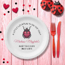 Search for bug paper plates Baby girl