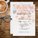 Search for valentine bridal shower invitations Hearts