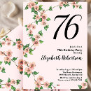 Search for 76th birthday invitations Modern