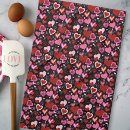 Search for pink heart tea towels Black