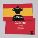 Search for spanish business cards Language