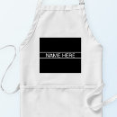Search for typography text aprons Black and white