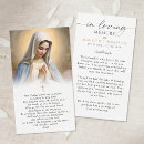 Search for catholic funeral prayer sympathy cards In loving memory
