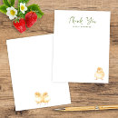 Search for baby chick thank you cards Yellow