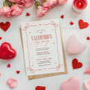 Search for valentines day party invitations Red