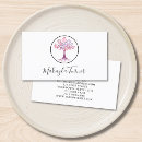 Search for the tree of life business cards Yoga instructor