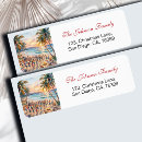 Search for tropical palm tree return address labels String lights