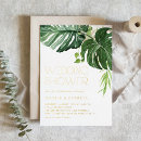 Search for monstera leaf wedding invitations Watercolor