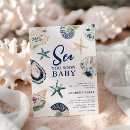 Search for seashell baby shower invitations Mother to be