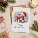 Search for teddy christmas cards Snowman