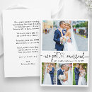 Search for reception wedding announcement cards Just married