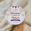 Search for 4th birthday stickers Little firecracker