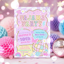 Search for pajamas birthday invitations Pajama party
